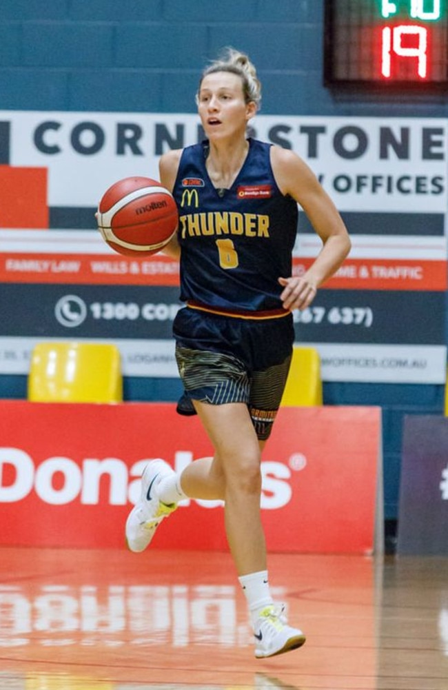 Logan Thunder women's captain Mikhaela Cann.