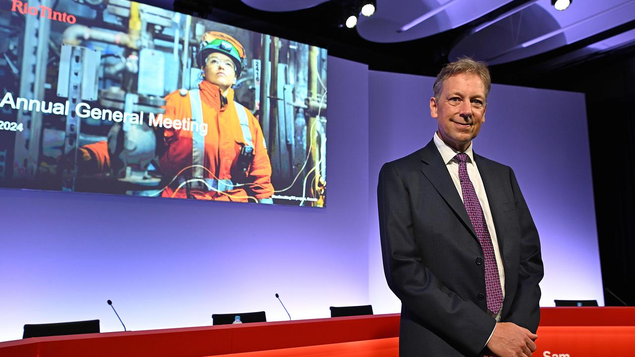 Rio Tinto chief executive Jakob Stausholm. Picture: Lyndon Mechielsen