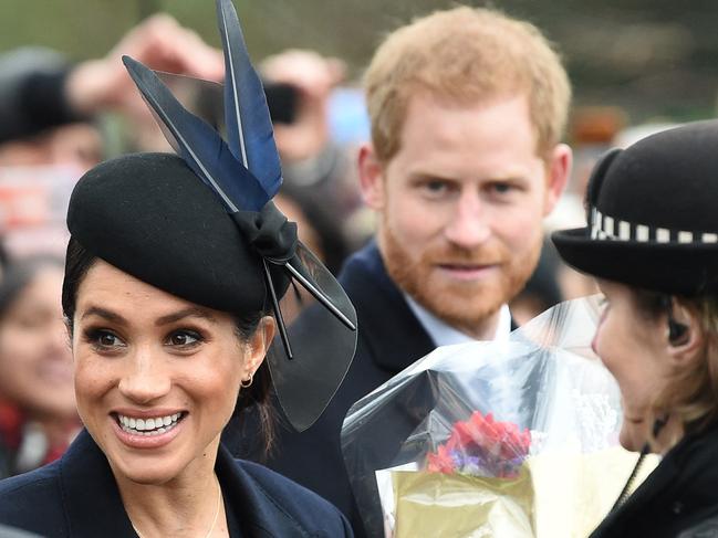 Meghan, Duchess of Sussex and Britain's Prince Harry, Duke of Sussex. Experts ask what the Sussexes want from the royal family next. Picture: AFP