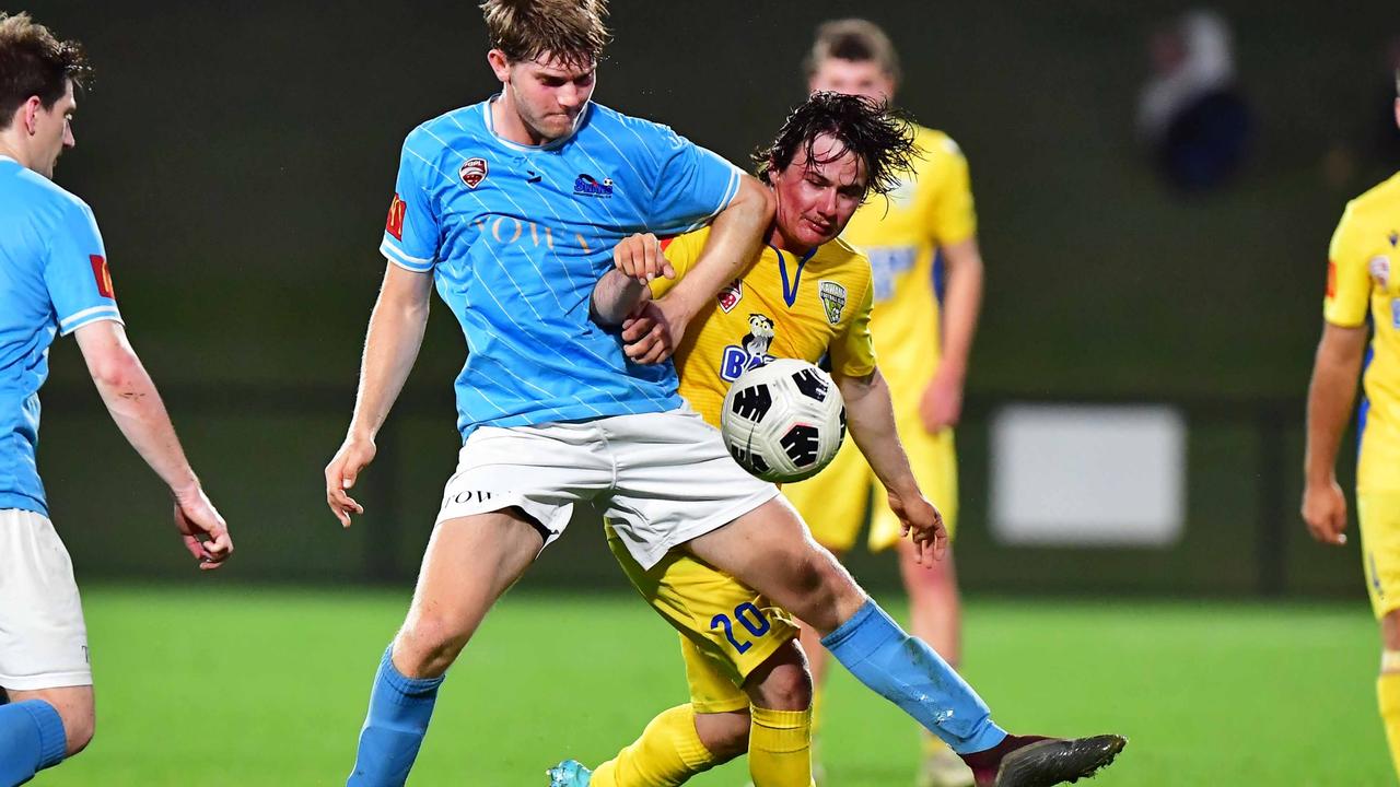 SOCCER: Men's, Kawana V Maroochydore Swans. Picture: Patrick Woods.