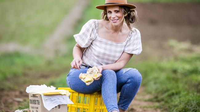 Sallie Jones, who is the Gippsland Jersey co-founder. Picture- Nicole Cleary