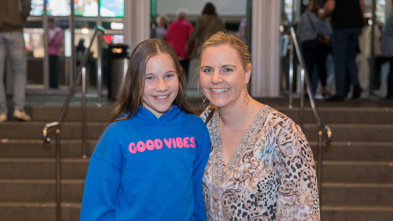 Pippa Vilder and Kate Jarman at the Aquinas College Wizard of Oz Musical at HOTA. Picture Steven Grevis (The Pulse with Portia Large).