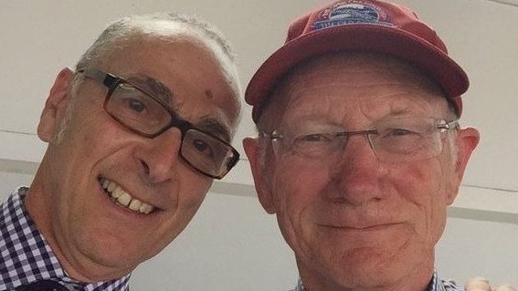 Dr Turf John Rothfield has joined his mate KB Kevin Bartlett in leaving the SEN airwaves. Picture: Kevin Bartlett/Twitter