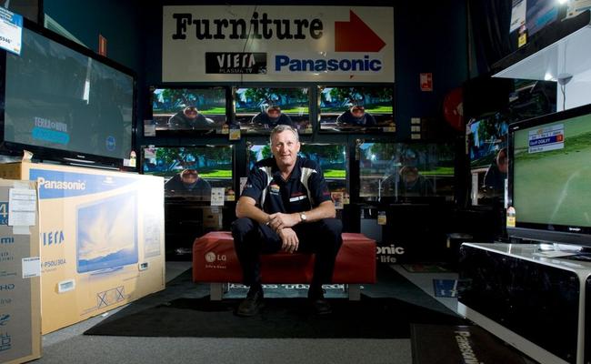 Manager of the Lismore Chandlers Michael Haddin is expecting an increase in digital TV sales over Christmas as the old analog TV signal is switched off. Picture: Jay Cronan