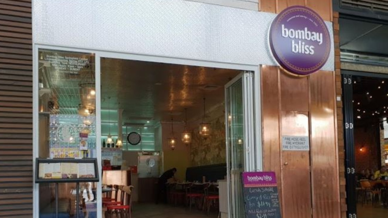 Ipswich City Council prosecutor Kevin Lynch told Ipswich Magistrates Court in February 2022 the Bombay Bliss restaurant at Springfield’s Orion failed six consecutive health inspections. Picture: Facebook