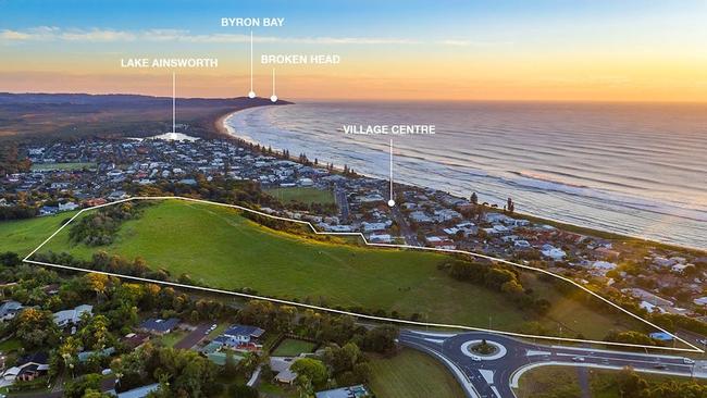 Expressions of interest for the property at 8 Byron Bay Road, Lennox Head close June 24.