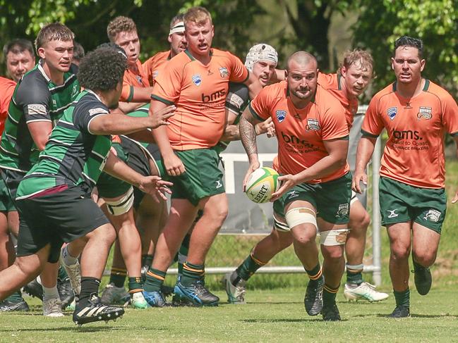 Surfers Paradise Dolphins host Queensland Premier Rugby club Sunnybank at Broadbeach Waters. Picture:Glenn Campbell