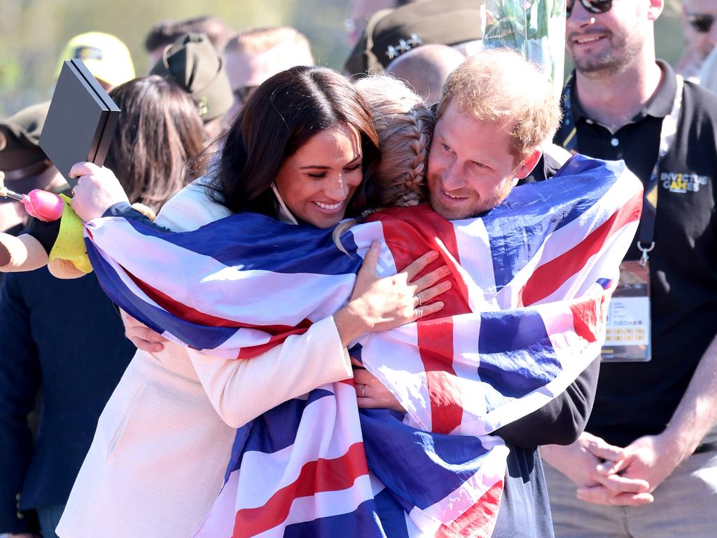 Prince Harry and Meghan have been described as “huge assets” to the royal family by author Tina Brown. Picture: Getty Images for the Invictus Games Foundation