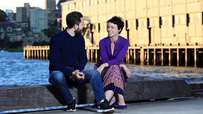 Tara Clark and Oleg Pupovac, co-directors of Two Peas Theatre Company. Picture: Christian Gilles