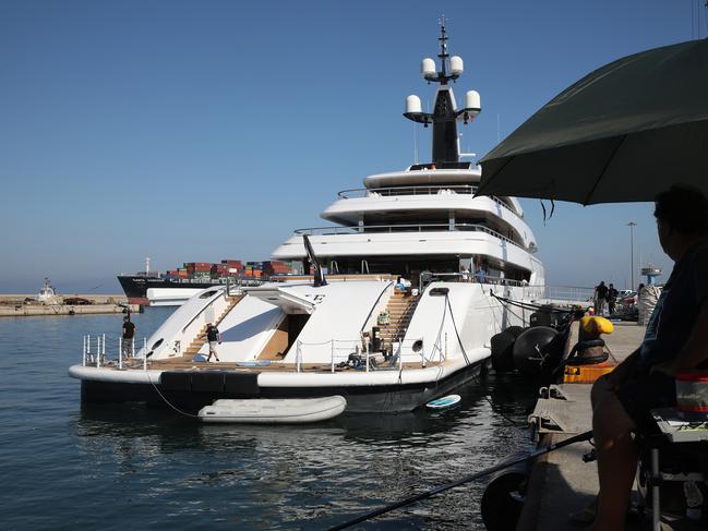 James Packer’s yacht IJE. Picture: Ella Pellegrini