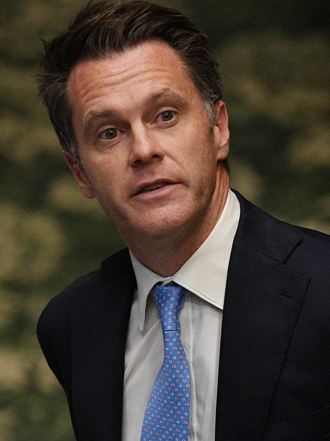 Newly appointed Labor Leader Chris Minns during question time. Picture: AAP image