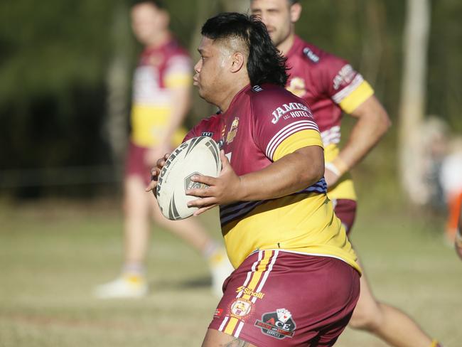 Mana Aonga spots an opening for Glenmore Park. Picture Warren Gannon Photography