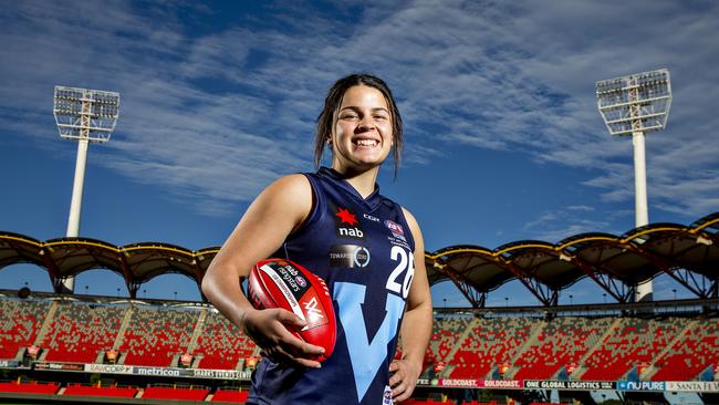 Madison Prespakis is a top prospect for next year’s AFLW draft. Picture: Jerad Williams.