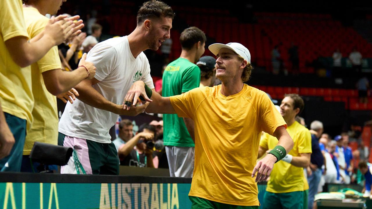 Purcell is a member of Australia Davis Cup team. (Photo by Angel Martinez/Getty Images for ITF)