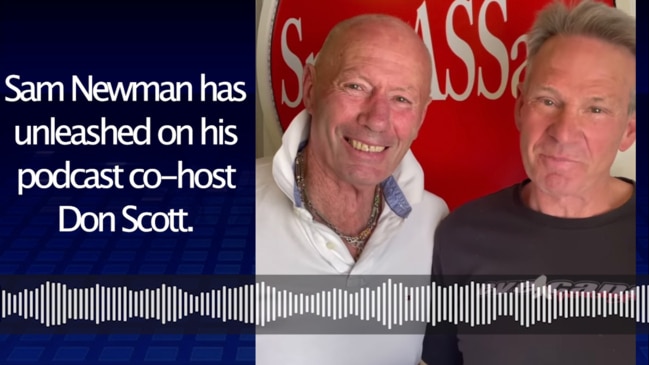 Sam Newman attacks You Cannot Be Serious podcast co-host Don Scott ...