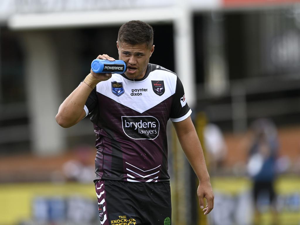 Josh Schuster has struggled in reserve grade at Manly in 2024. Picture: NRL Images.