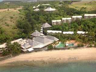 The current state of the Beach Resort at Lindeman Island post Cyclone Debbie. Picture: State Development