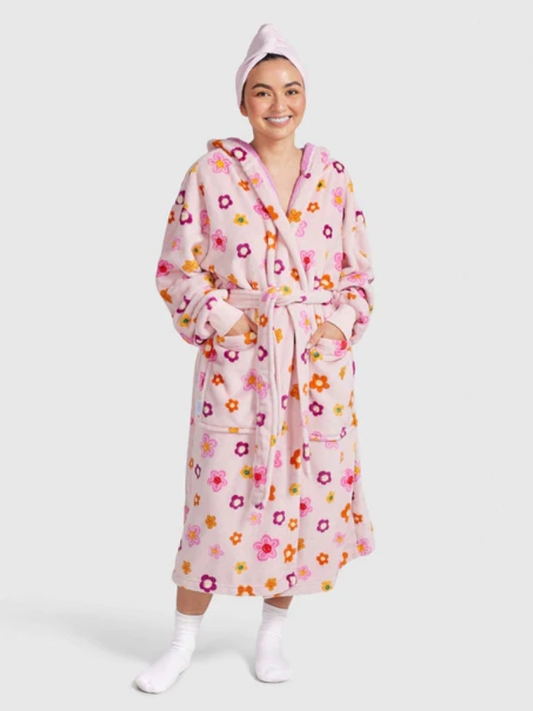 Happy Flowers Oodie Dressing Gown. Picture: The Oodie.