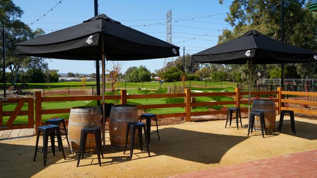 An onsite cafe with indoor and outdoor seating has been opened alongside the course. Picture: City of Salisbury