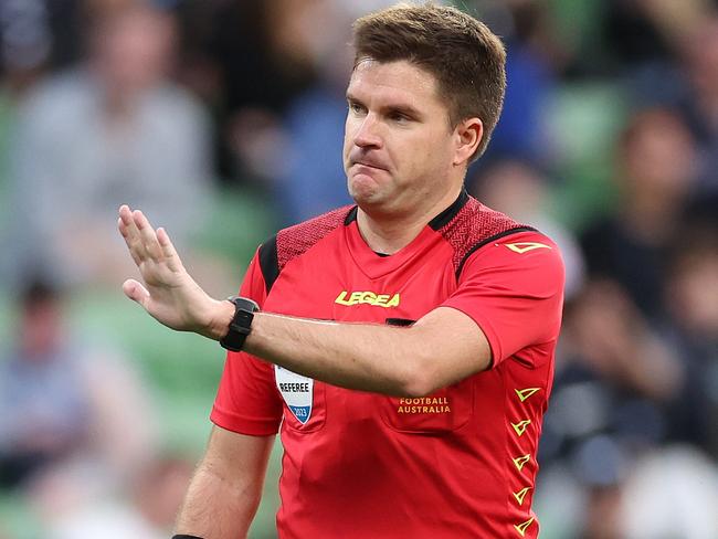 Adam Kersey will be the referee in Saturday night’s A-League grand final. Picture: Robert Cianflone/Getty Images