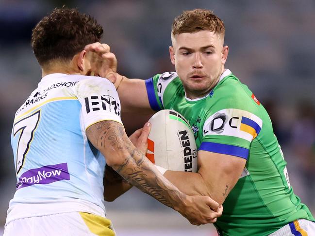 Young has been one of the Raiders’ best so far this season. Picture: Mark Nolan/Getty Images