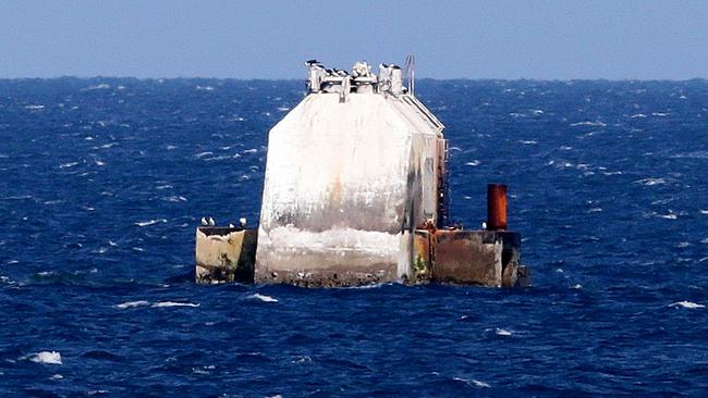 The Oceanlinx wave generator is about 1km off the Carrickalinga beach. Picture: Dylan Coker