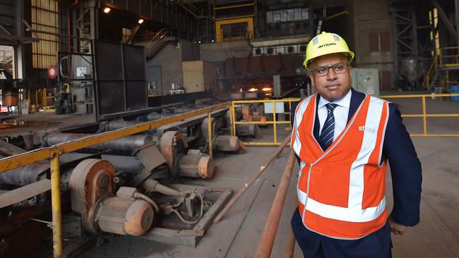 British industrialist Sanjeev Gupta plans to invest $1 billion or more in Arrium's Whyalla steelworks to ensure its future viability. Picture: AAP Image/David Mariuz