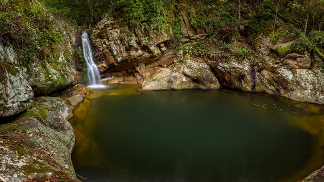 Cronan Creek Falls at Mount Barney National Park. Picture @kenwarephotos