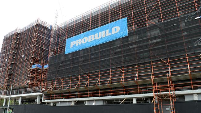 Probuild collapsed in February after its South African parent company pulled financial support. Picture: NCA NewsWire/Andrew Henshaw