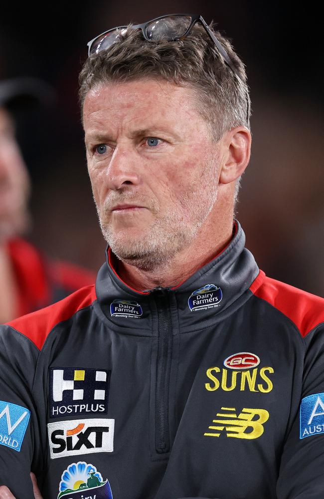 Damien Hardwick has instilled a harder edge and more professional attitude in the Suns talented list. Picture: Mark Stewart
