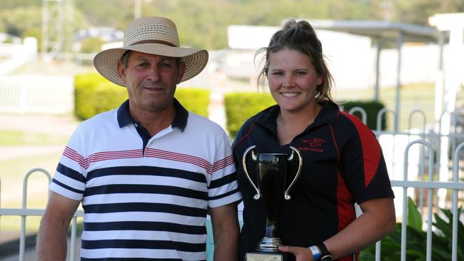 Ipswich Labour Day Cup Queen Dazzler for trainers Tony and Maddysen Sears. Picture: Claire Power