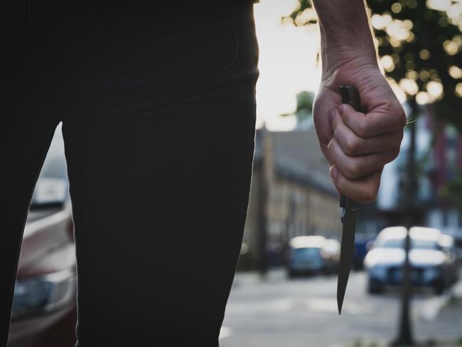 Geelong couple claim man ‘ran toward us with a knife’