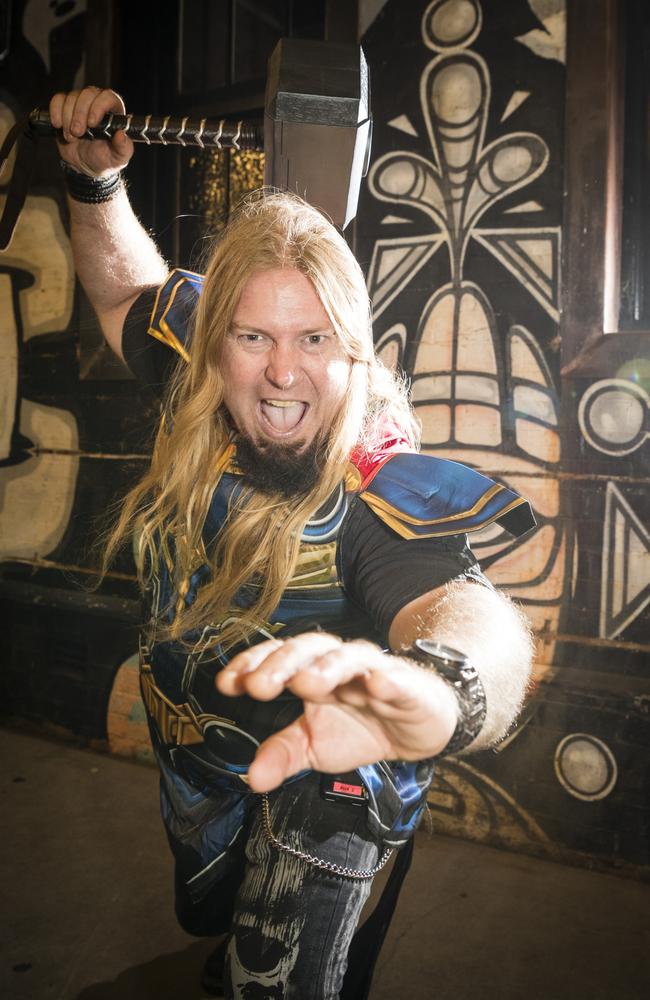 Blake Durant gets ready to bring in the New Year as a band member of Jabba at Bodega, Sunday, December 31, 2023. Picture: Kevin Farmer