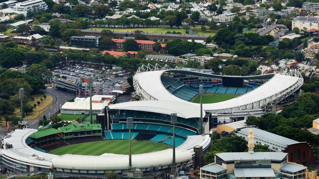 The SCG and soon to be revamped Allianz Stadium. Picture: Mark Evans