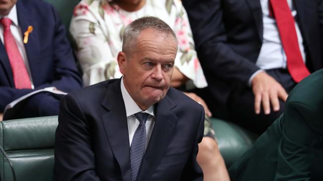 Opposition Bill Shorten during Question Time. Picture: Gary Ramage