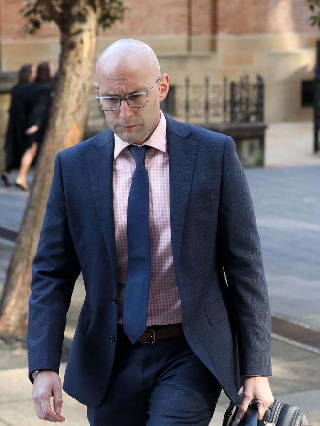 Fortescue lawyer Adrian Huber outside court. Picture: Jane Dempster