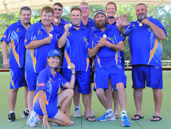 Darwin Gold are the Super 9s pennant bowls champions for the fifth consecutive year after beating Nightcliff in a grand final classic. Picture: Supplied