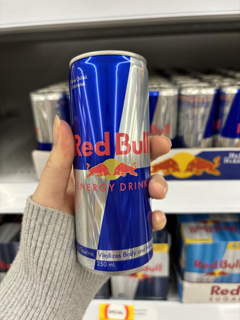 More than 12 billion cans of Red Bull were consumed in 2023 alone. Picture: news.com.au