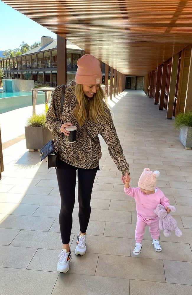 Jen dotes on her young daughter. Picture: Instagram