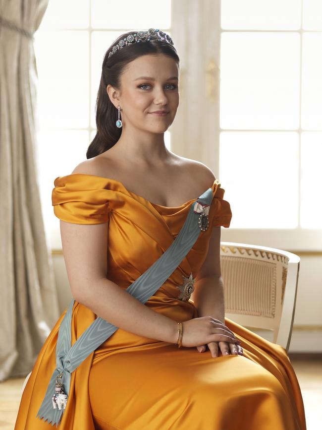 Princess Isabella wears the Order of the Elephant with a star chest. Picture: Steen Evald, Kongehuset