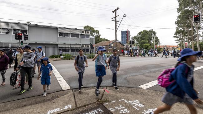 Westmead Public School has long been overcrowded. Picture: Monique Harmer