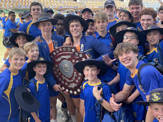 Marist College Ashgrove won the junior and secondary championships today.