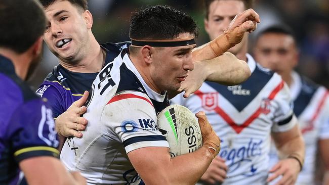 Victor Radley is on track to return for week one of the finals after a nasty concussion against Storm. Picture: Quinn Rooney/Getty Images