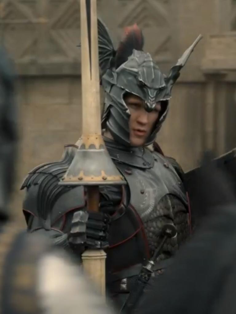 Smith dons some pretty hectic armour in the show. Picture: HBO