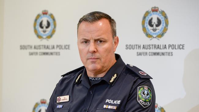 South Australia Police Assistant Commissioner Ian Parrott. Picture: Brenton Edwards