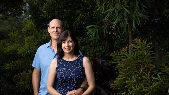 Bernadette and Quentin Andrews, who tried for 16 years to have a child. Picture: David Kelly