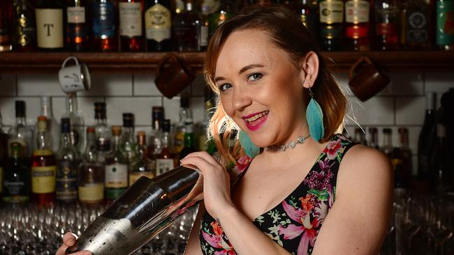 Sarah Jones’ created a sustainable cocktail for the World Class Bartender Competition, which she made the top 100. Picture: Nicki Connolly