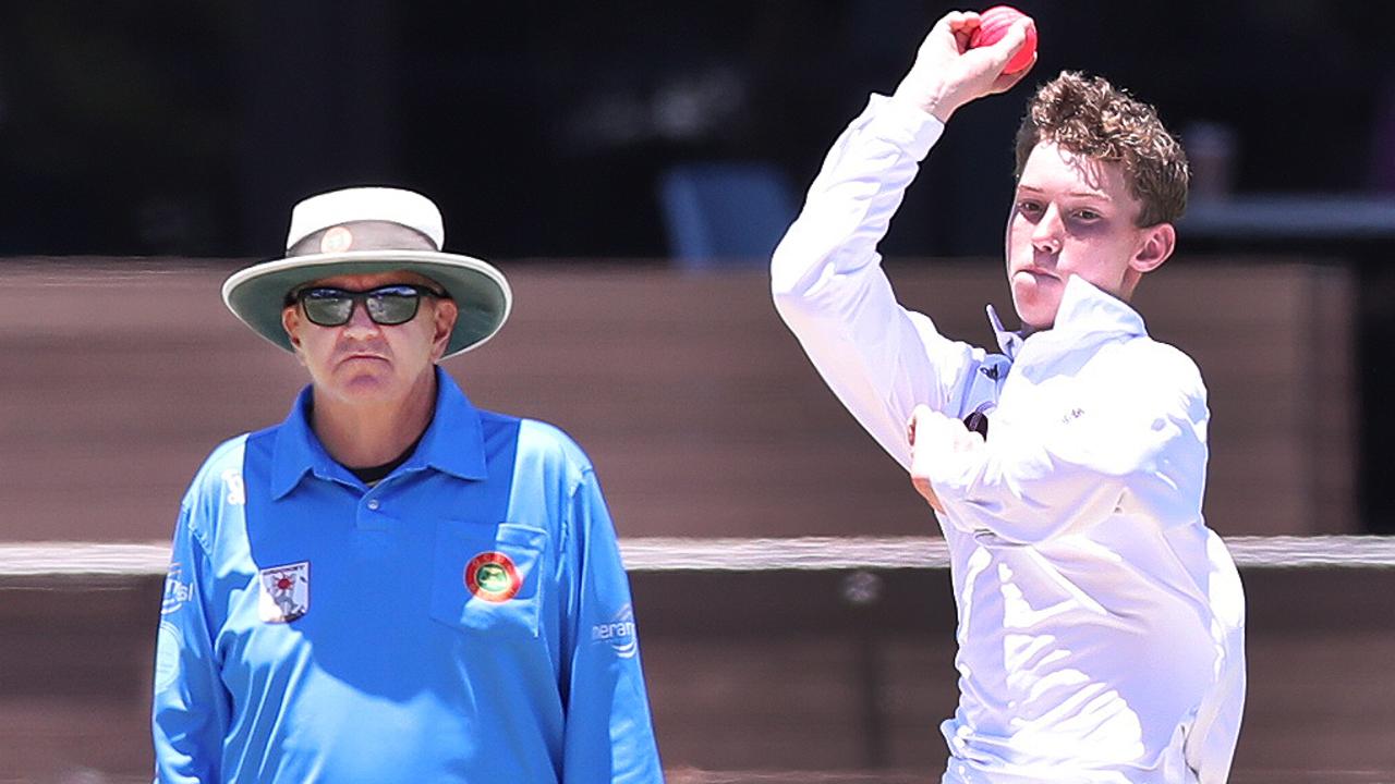 Wynnum-Manly spinner Kian Chapman as a Bears representative player. Picture Glenn Hampson