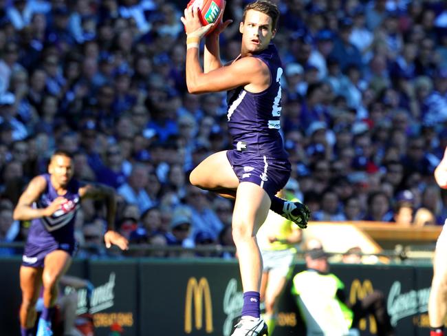 Harley Balic played four games for the Dockers in 2017.