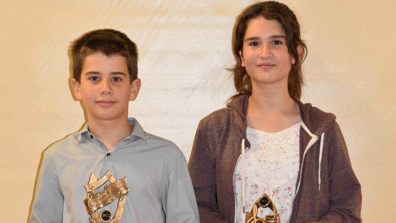 2021 Gympie Eisteddfod Winners: Elijah and Mayyah Heron. Pictures - Don Thomas